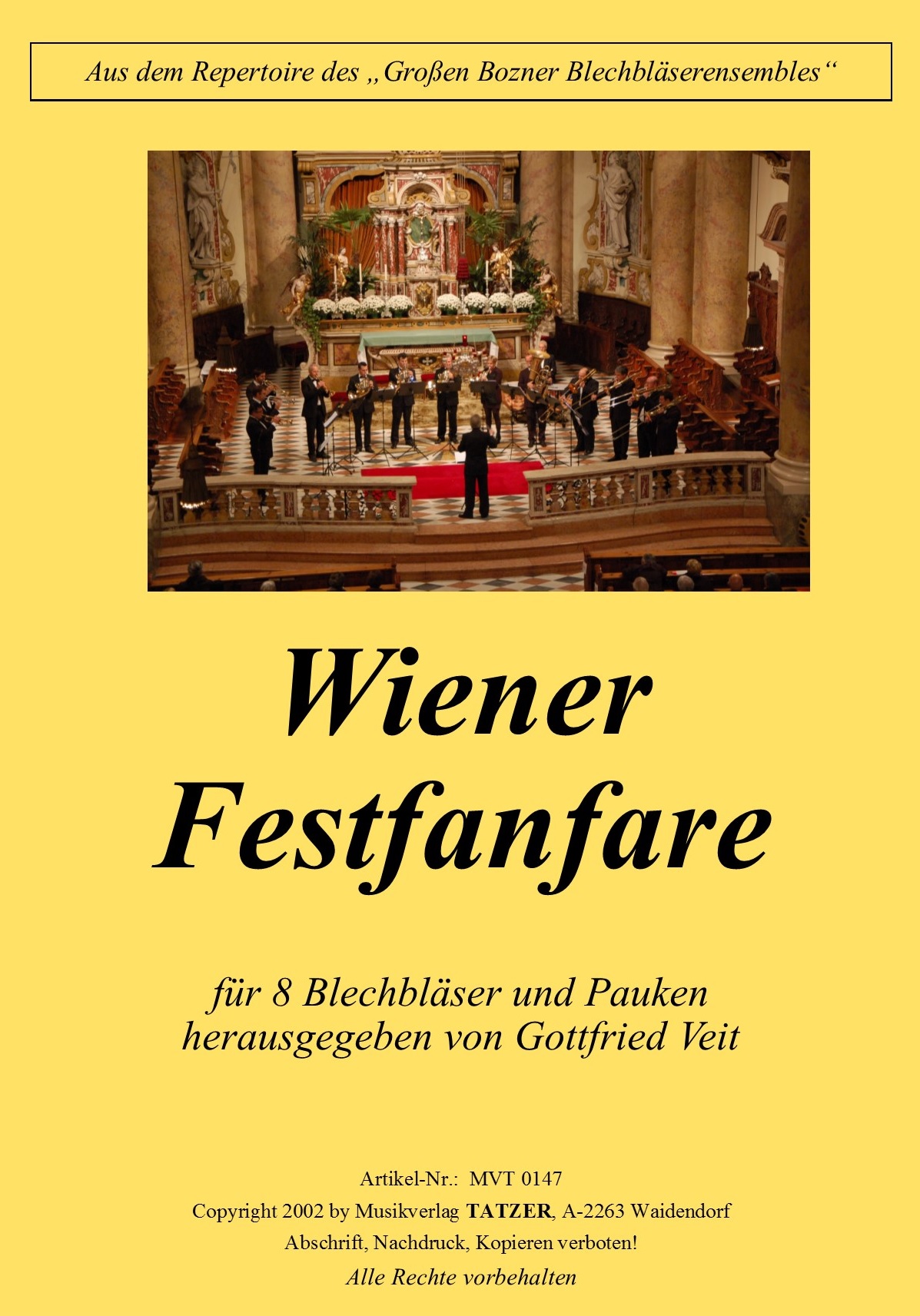 Wiener Festfanfare (D), Josef Lechthaler / Gottfried Veit
